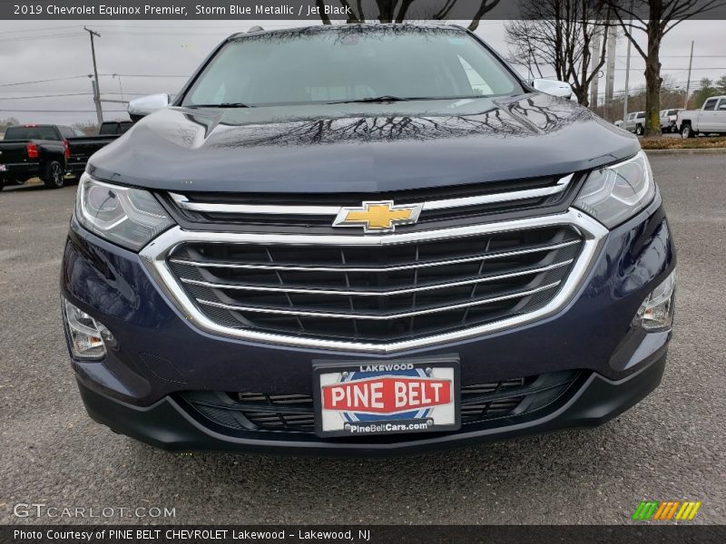 Storm Blue Metallic / Jet Black 2019 Chevrolet Equinox Premier