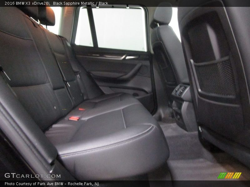 Black Sapphire Metallic / Black 2016 BMW X3 xDrive28i