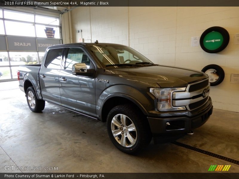 Magnetic / Black 2018 Ford F150 Platinum SuperCrew 4x4