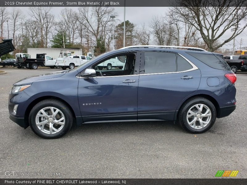 Storm Blue Metallic / Jet Black 2019 Chevrolet Equinox Premier