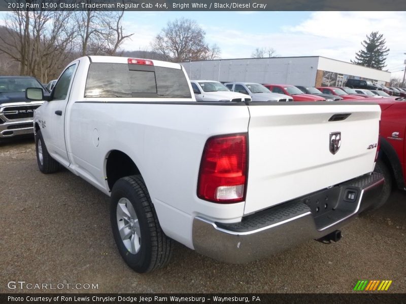 Bright White / Black/Diesel Gray 2019 Ram 1500 Classic Tradesman Regular Cab 4x4