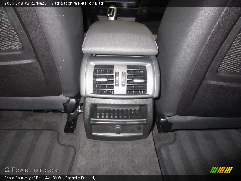 Black Sapphire Metallic / Black 2016 BMW X3 xDrive28i