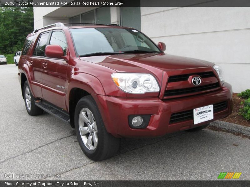 Salsa Red Pearl / Stone Gray 2006 Toyota 4Runner Limited 4x4