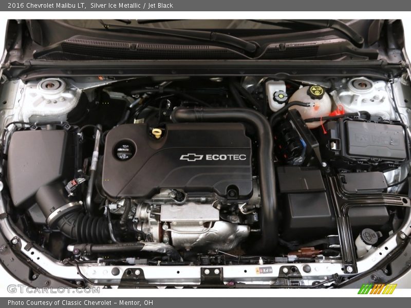 Silver Ice Metallic / Jet Black 2016 Chevrolet Malibu LT