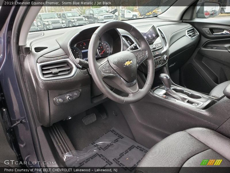 Storm Blue Metallic / Jet Black 2019 Chevrolet Equinox Premier