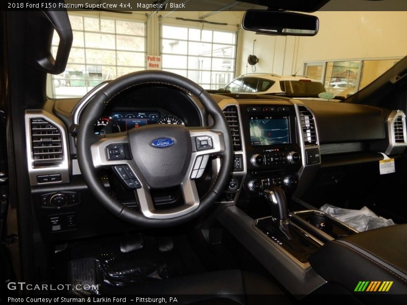 Magnetic / Black 2018 Ford F150 Platinum SuperCrew 4x4