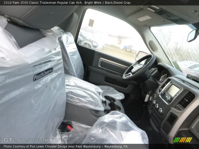Bright White / Black/Diesel Gray 2019 Ram 1500 Classic Tradesman Regular Cab 4x4