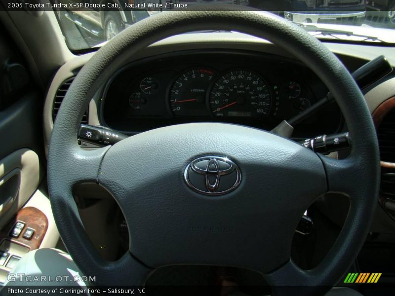 Natural White / Taupe 2005 Toyota Tundra X-SP Double Cab