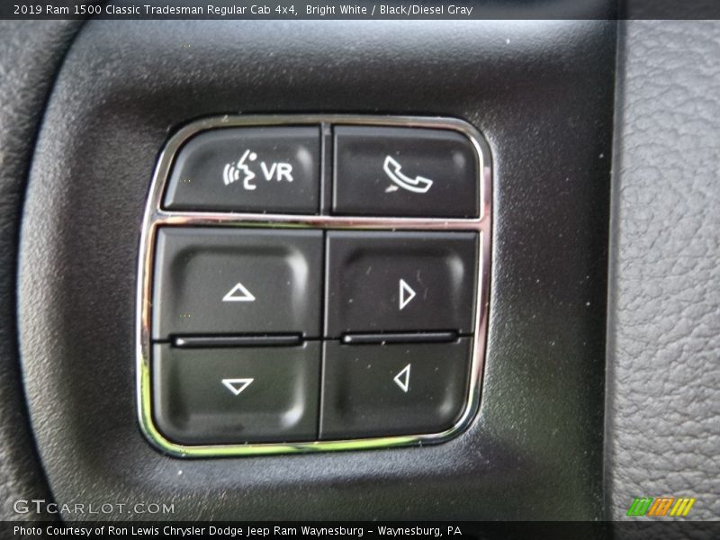 Bright White / Black/Diesel Gray 2019 Ram 1500 Classic Tradesman Regular Cab 4x4