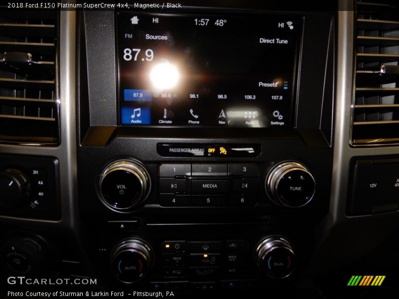 Magnetic / Black 2018 Ford F150 Platinum SuperCrew 4x4