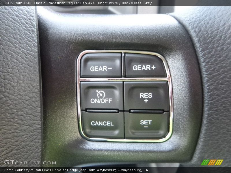 Bright White / Black/Diesel Gray 2019 Ram 1500 Classic Tradesman Regular Cab 4x4