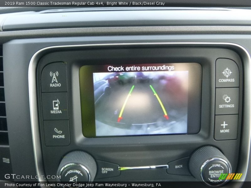 Bright White / Black/Diesel Gray 2019 Ram 1500 Classic Tradesman Regular Cab 4x4