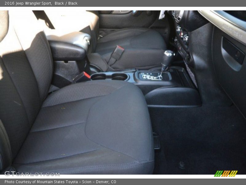 Black / Black 2016 Jeep Wrangler Sport