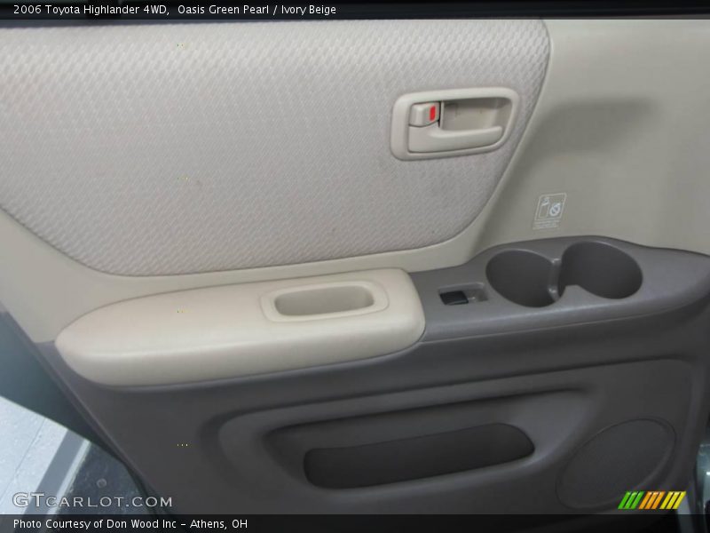 Oasis Green Pearl / Ivory Beige 2006 Toyota Highlander 4WD