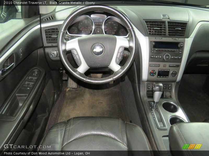 Black Granite Metallic / Ebony 2010 Chevrolet Traverse LT