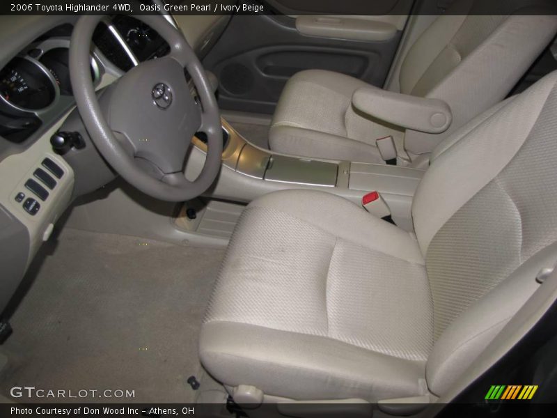 Oasis Green Pearl / Ivory Beige 2006 Toyota Highlander 4WD