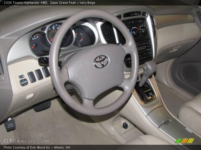 Oasis Green Pearl / Ivory Beige 2006 Toyota Highlander 4WD
