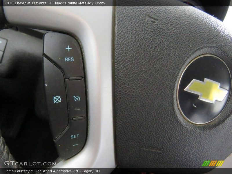 Black Granite Metallic / Ebony 2010 Chevrolet Traverse LT