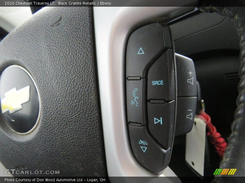 Black Granite Metallic / Ebony 2010 Chevrolet Traverse LT