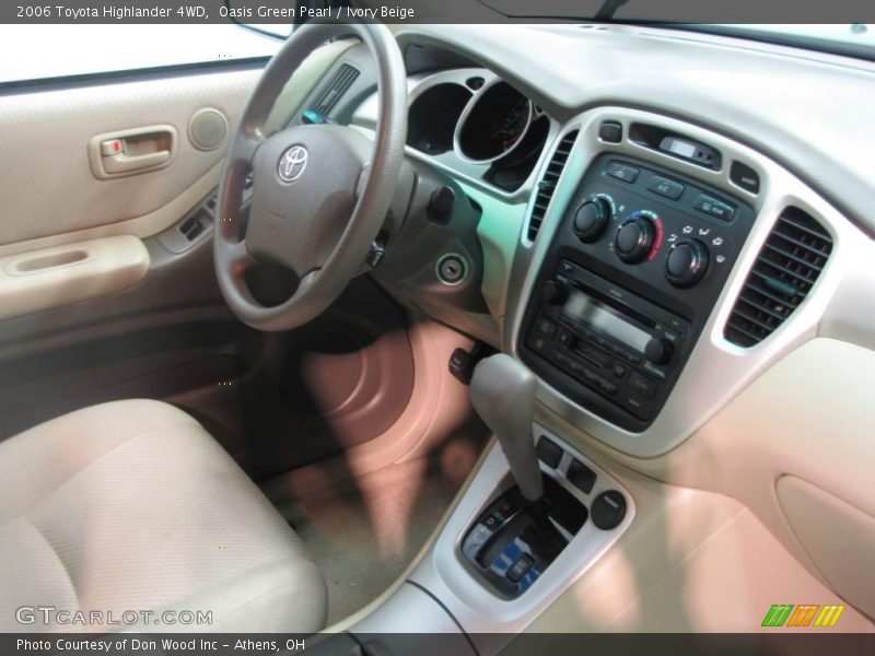 Oasis Green Pearl / Ivory Beige 2006 Toyota Highlander 4WD