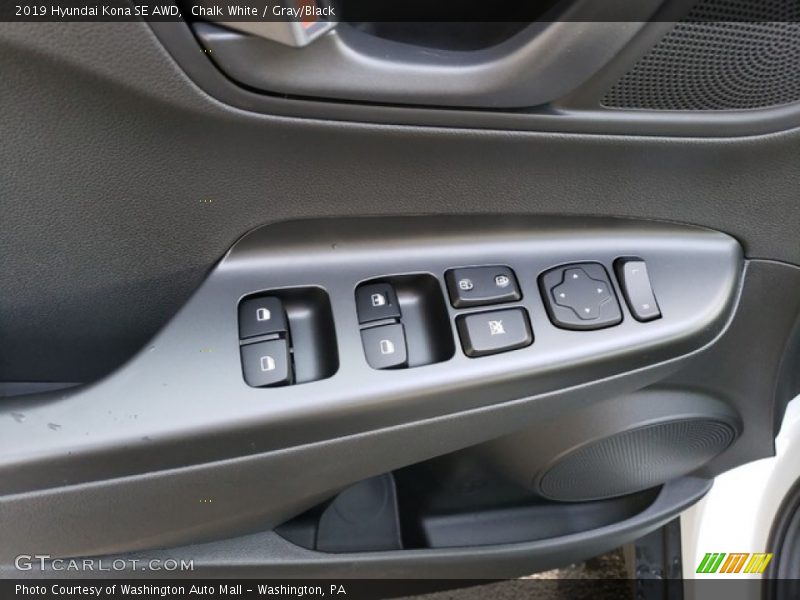 Chalk White / Gray/Black 2019 Hyundai Kona SE AWD