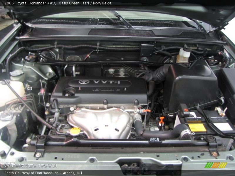 Oasis Green Pearl / Ivory Beige 2006 Toyota Highlander 4WD