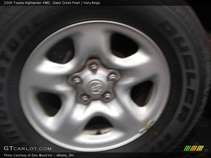 Oasis Green Pearl / Ivory Beige 2006 Toyota Highlander 4WD