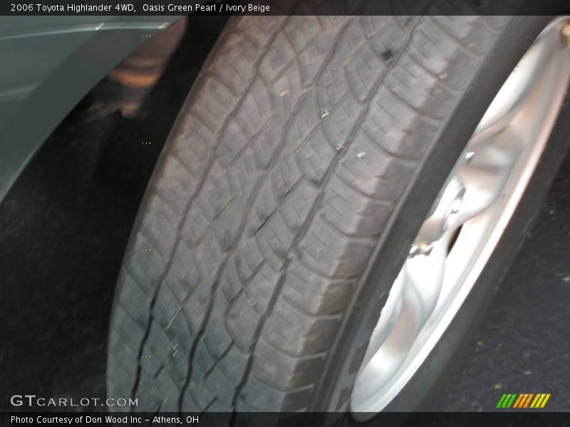 Oasis Green Pearl / Ivory Beige 2006 Toyota Highlander 4WD