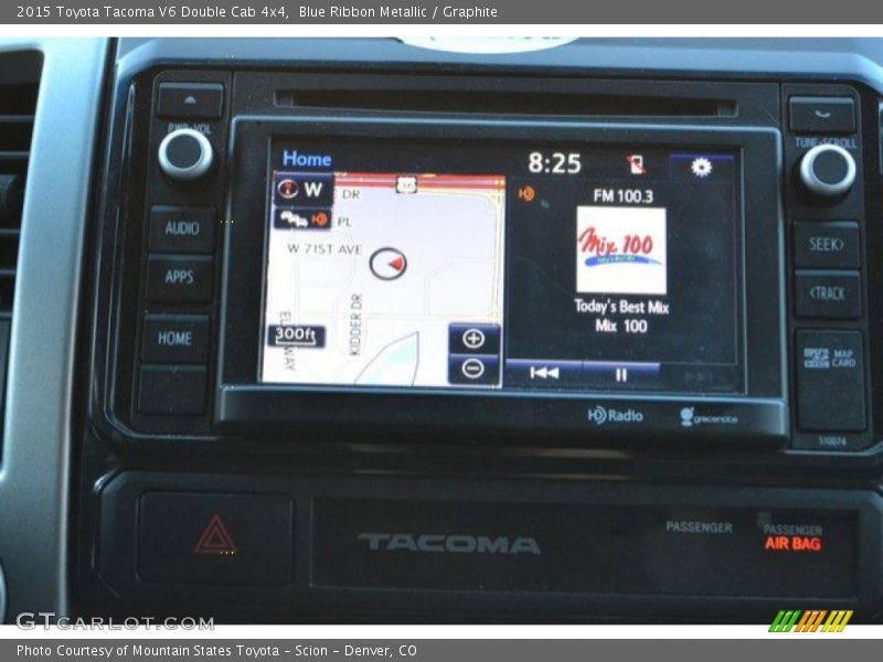 Blue Ribbon Metallic / Graphite 2015 Toyota Tacoma V6 Double Cab 4x4