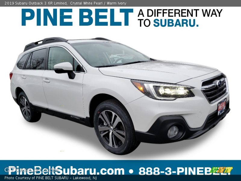 Crystal White Pearl / Warm Ivory 2019 Subaru Outback 3.6R Limited