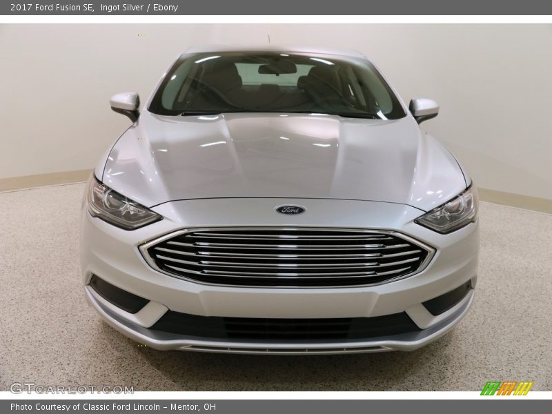 Ingot Silver / Ebony 2017 Ford Fusion SE