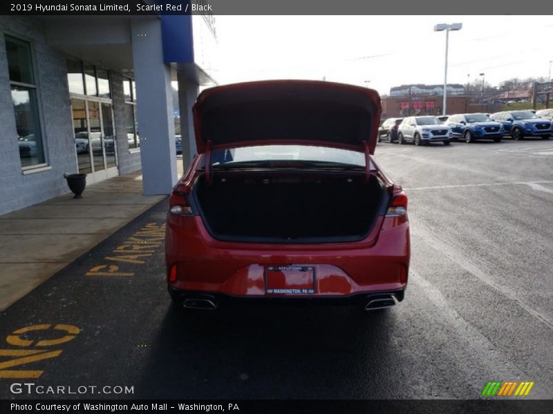 Scarlet Red / Black 2019 Hyundai Sonata Limited