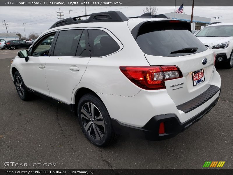 Crystal White Pearl / Warm Ivory 2019 Subaru Outback 3.6R Limited