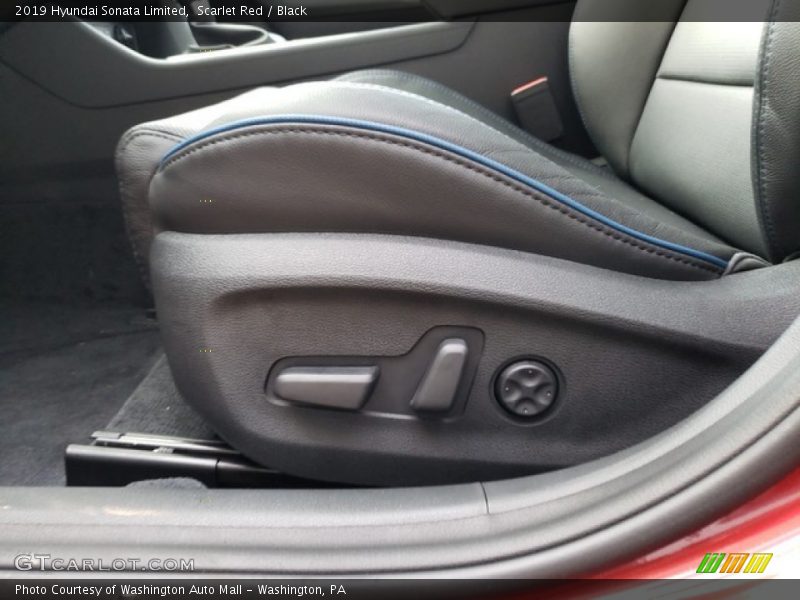 Scarlet Red / Black 2019 Hyundai Sonata Limited