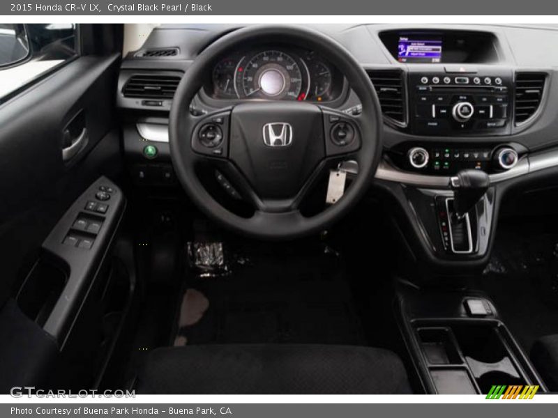 Crystal Black Pearl / Black 2015 Honda CR-V LX