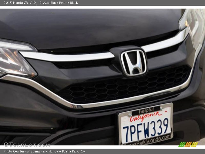 Crystal Black Pearl / Black 2015 Honda CR-V LX