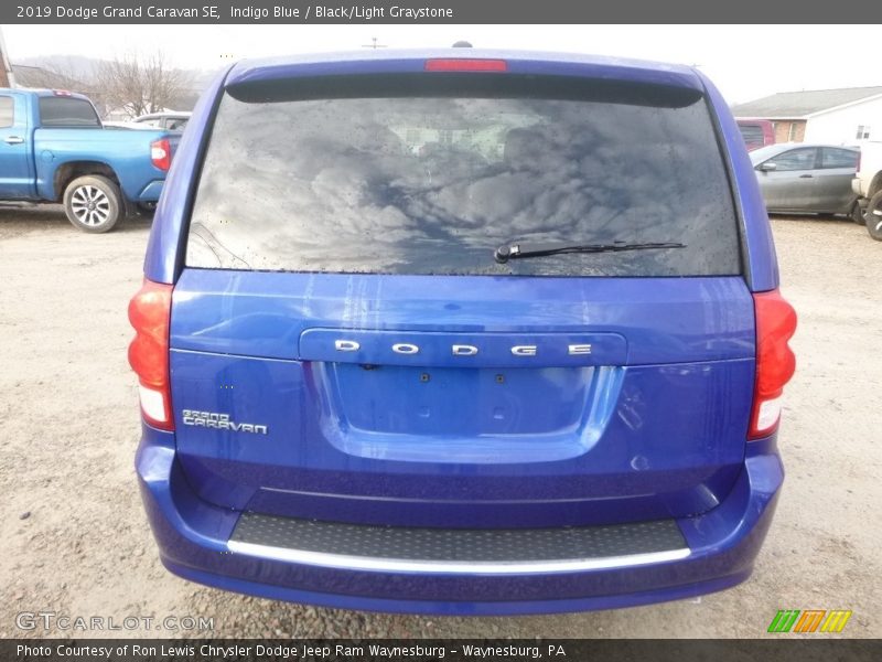 Indigo Blue / Black/Light Graystone 2019 Dodge Grand Caravan SE