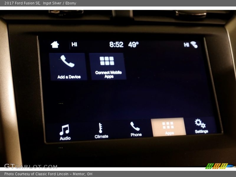 Ingot Silver / Ebony 2017 Ford Fusion SE