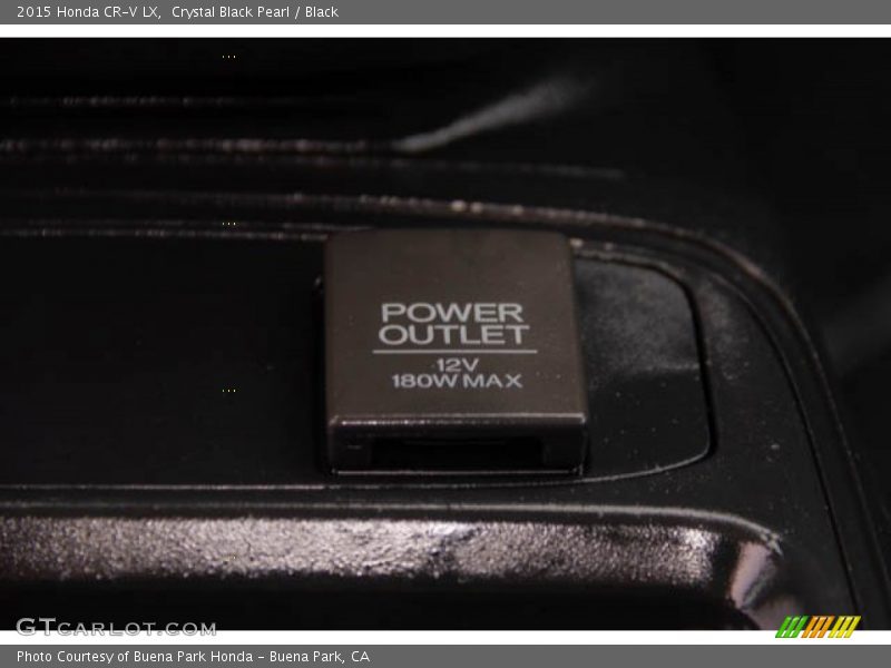 Crystal Black Pearl / Black 2015 Honda CR-V LX