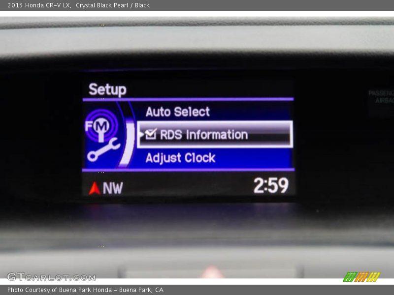 Crystal Black Pearl / Black 2015 Honda CR-V LX