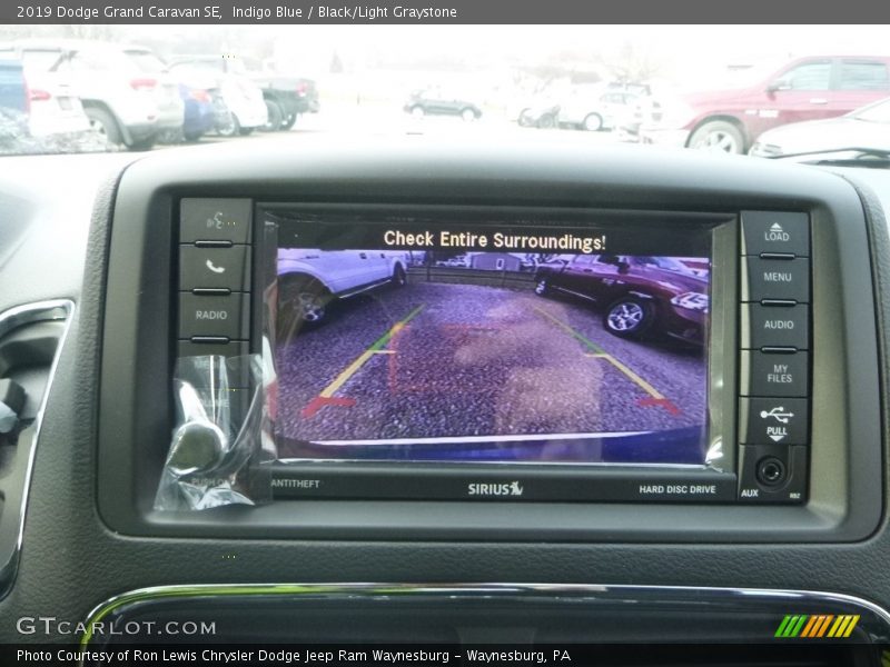Indigo Blue / Black/Light Graystone 2019 Dodge Grand Caravan SE