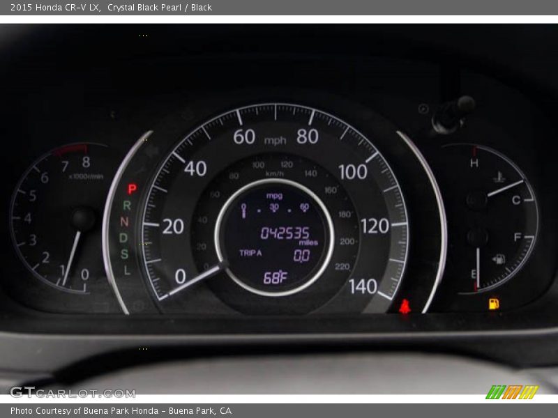 Crystal Black Pearl / Black 2015 Honda CR-V LX