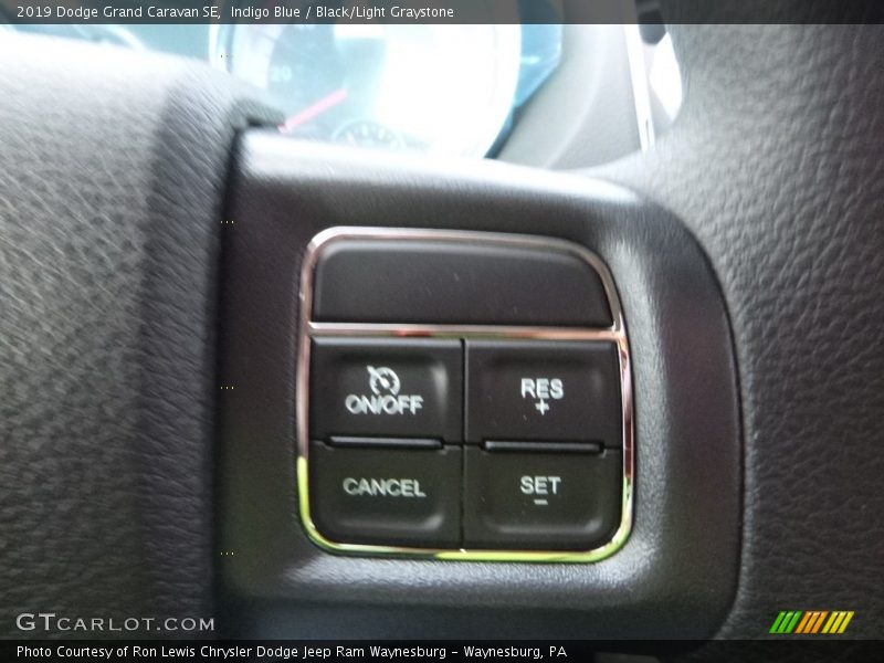Indigo Blue / Black/Light Graystone 2019 Dodge Grand Caravan SE