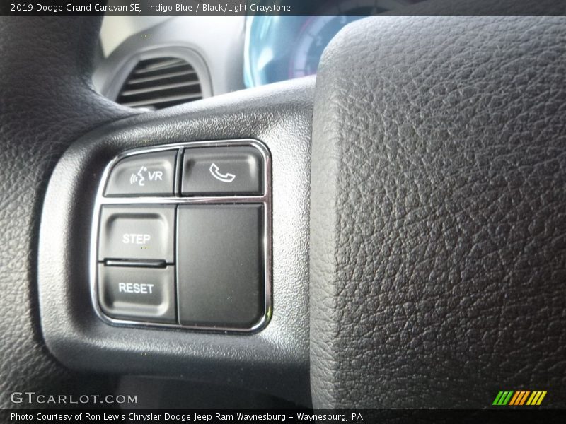 Indigo Blue / Black/Light Graystone 2019 Dodge Grand Caravan SE