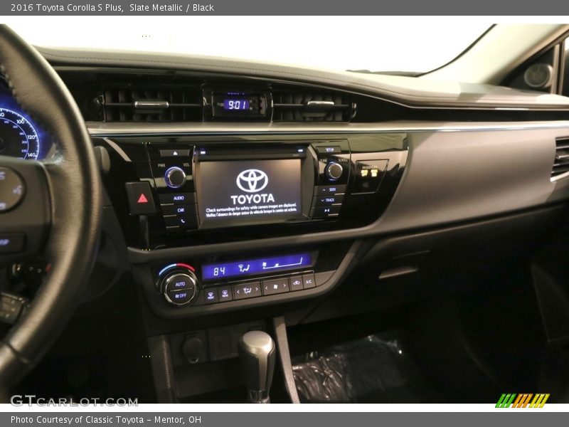 Slate Metallic / Black 2016 Toyota Corolla S Plus