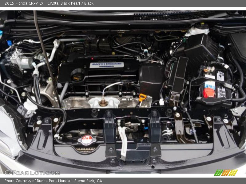 Crystal Black Pearl / Black 2015 Honda CR-V LX