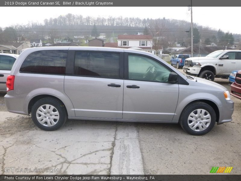 Billet / Black/Light Graystone 2019 Dodge Grand Caravan SE