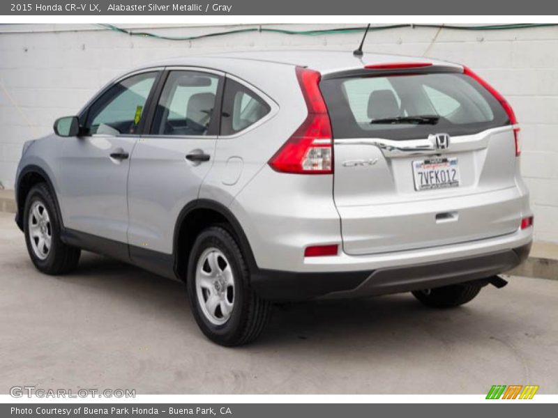 Alabaster Silver Metallic / Gray 2015 Honda CR-V LX