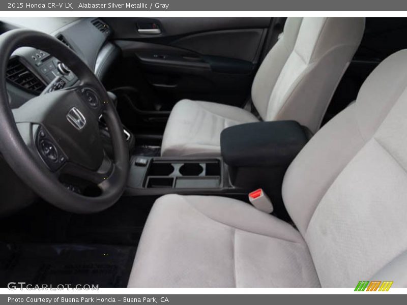 Alabaster Silver Metallic / Gray 2015 Honda CR-V LX