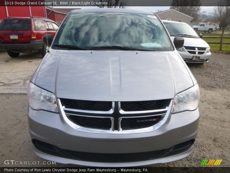 Billet / Black/Light Graystone 2019 Dodge Grand Caravan SE